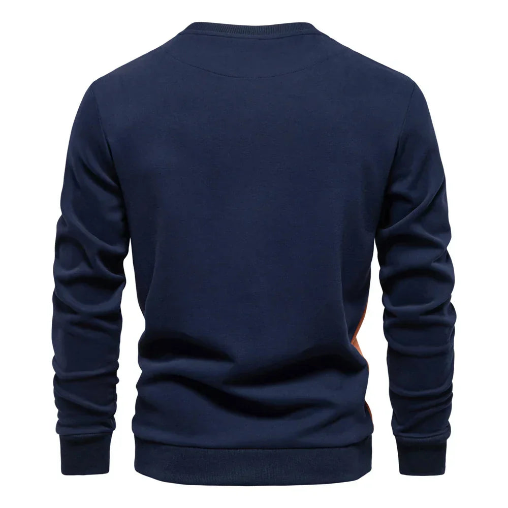 Noah™ | Sporty Sweatshirt Med Farvepaneler