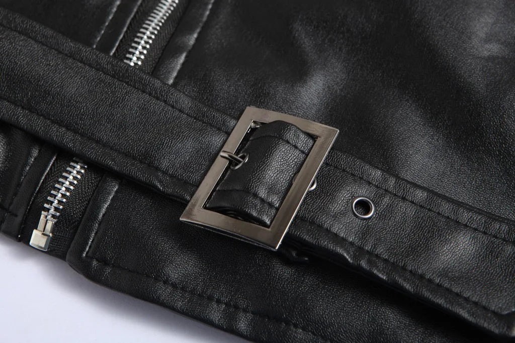 Austin | Klassisk Biker Læderjakke