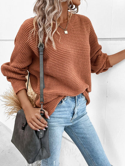 Noa™ | Striktrøje Med Knapdetaljer Bagpå