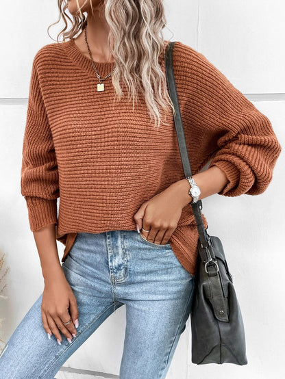Noa™ | Striktrøje Med Knapdetaljer Bagpå