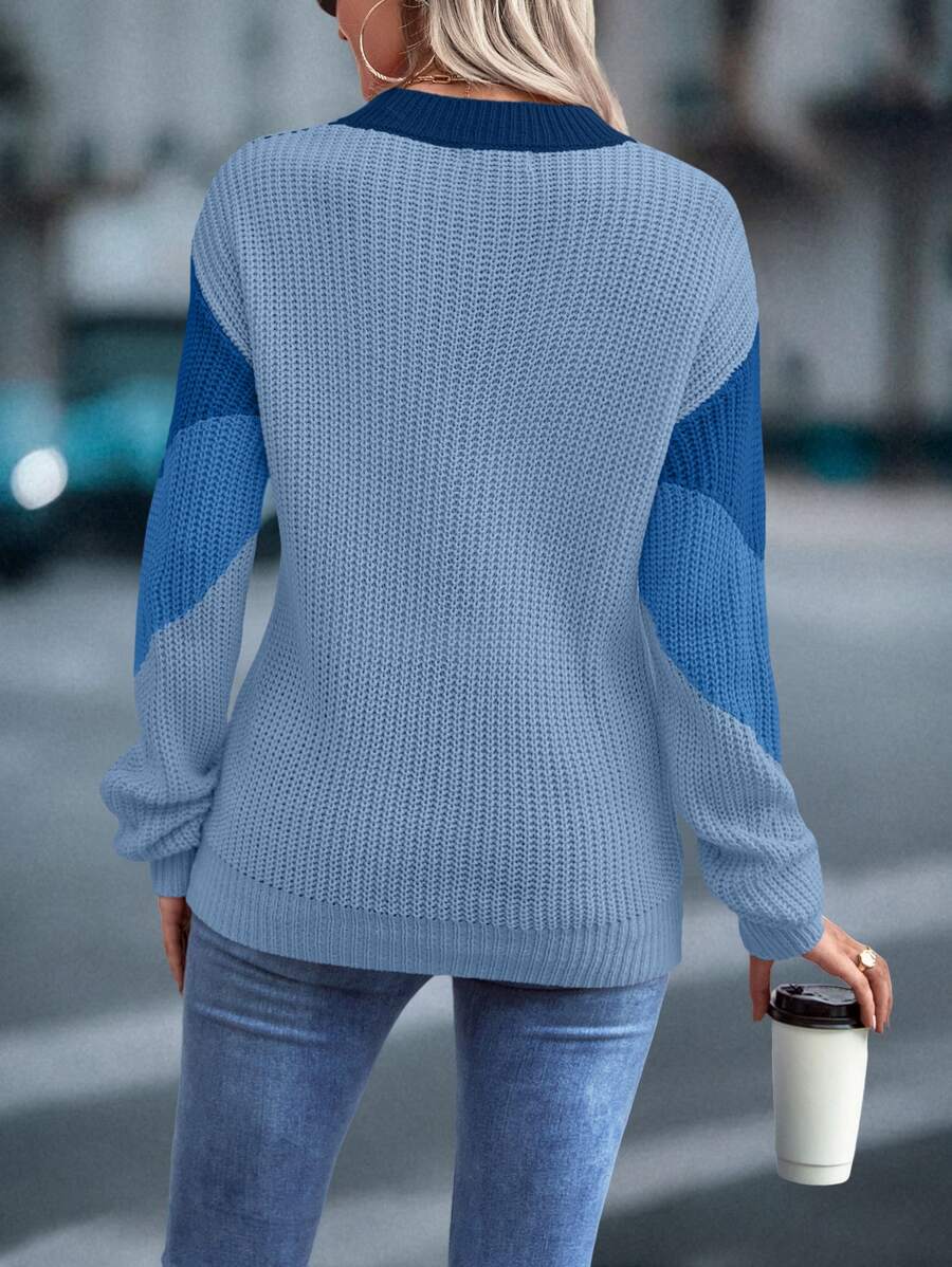 Lina™ | Striktrøje Med Chevron-Mønster