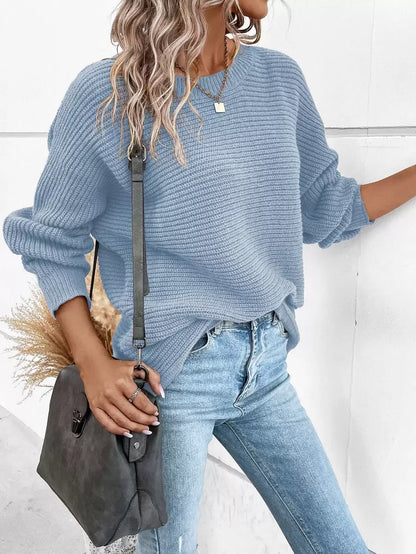 Noa™ | Striktrøje Med Knapdetaljer Bagpå
