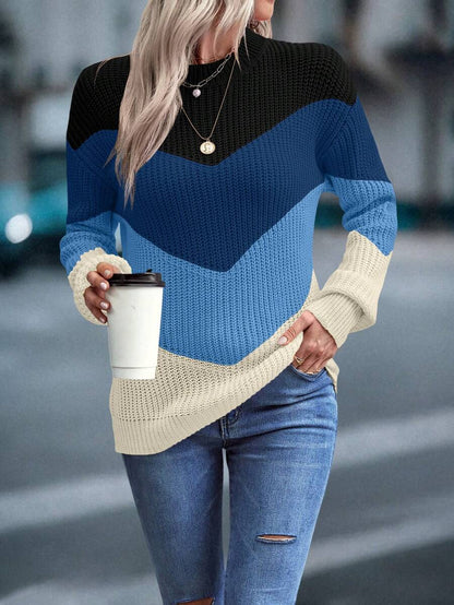 Lina™ | Striktrøje Med Chevron-Mønster