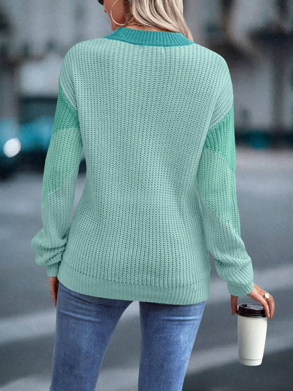 Lina™ | Striktrøje Med Chevron-Mønster