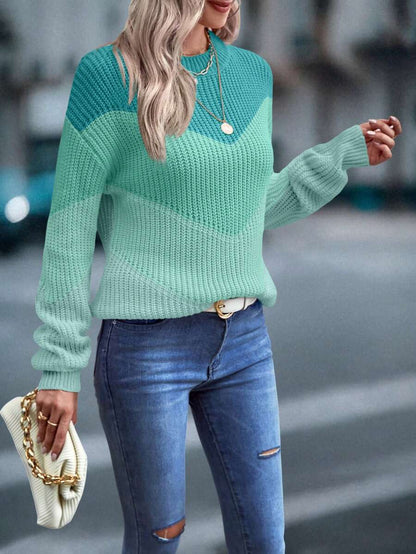 Lina™ | Striktrøje Med Chevron-Mønster