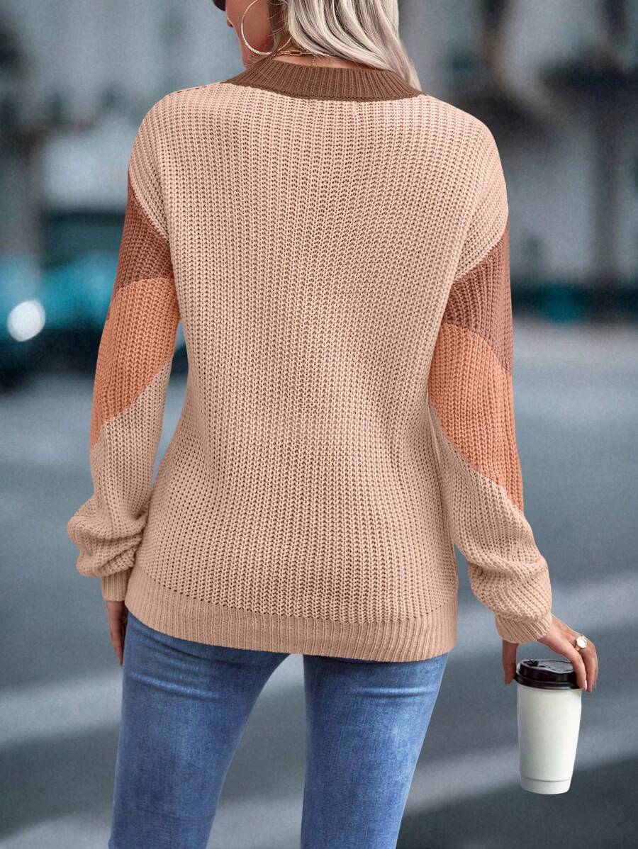 Lina™ | Striktrøje Med Chevron-Mønster