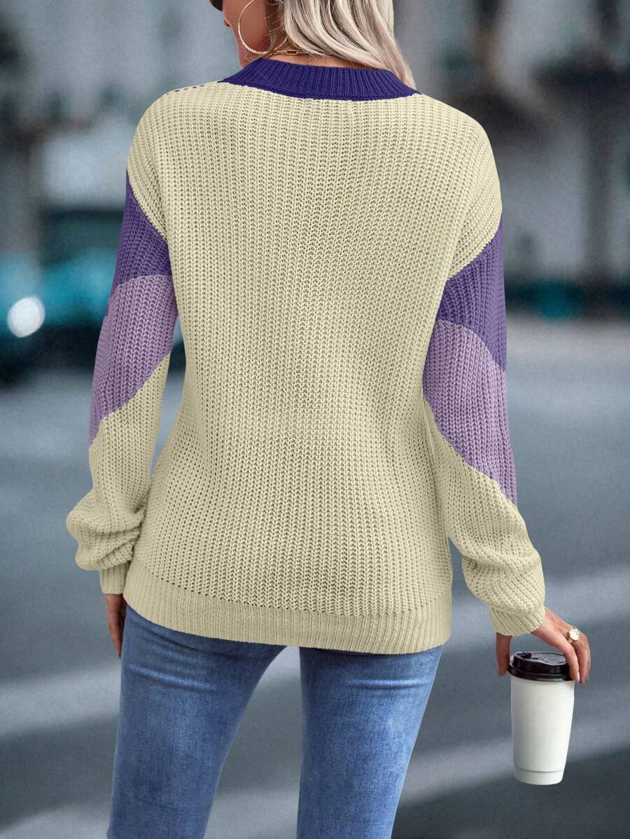 Lina™ | Striktrøje Med Chevron-Mønster