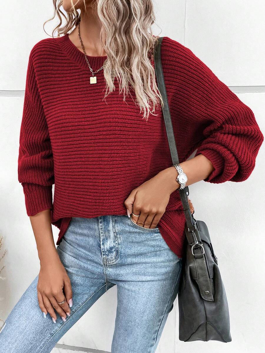 Noa™ | Striktrøje Med Knapdetaljer Bagpå