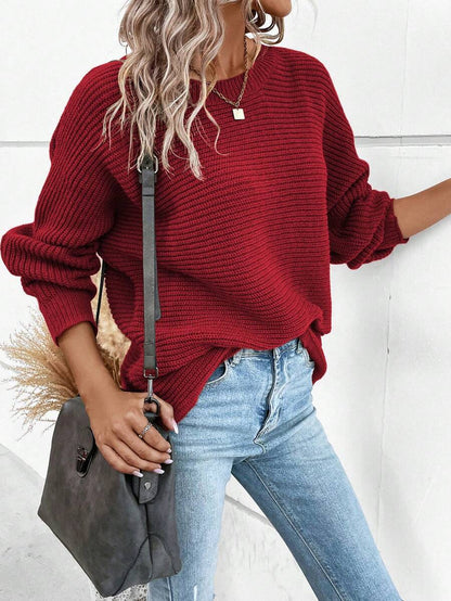 Noa™ | Striktrøje Med Knapdetaljer Bagpå