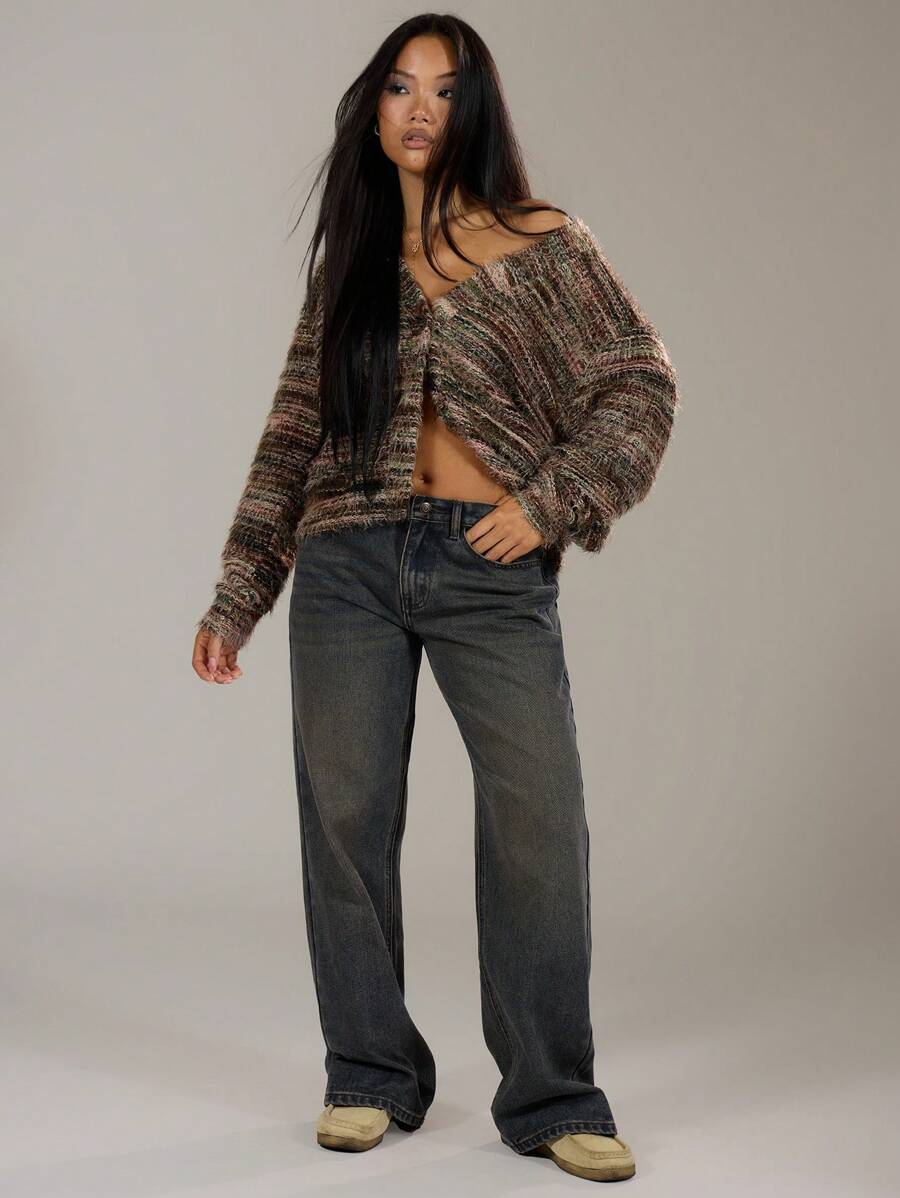 Luna™ | Oversized Cardigan Med Tekstur