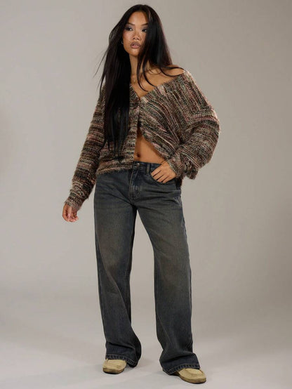 Luna™ | Oversized Cardigan Med Tekstur