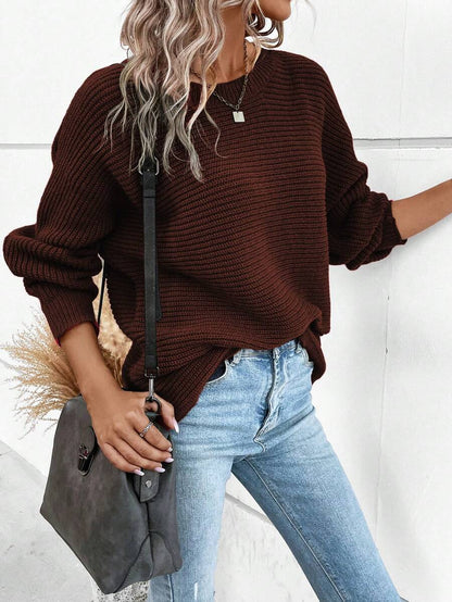 Noa™ | Striktrøje Med Knapdetaljer Bagpå