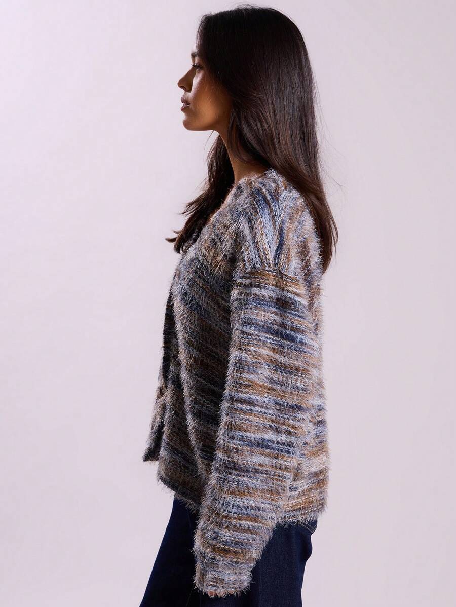 Luna™ | Oversized Cardigan Med Tekstur