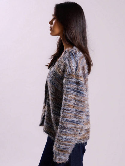 Luna™ | Oversized Cardigan Med Tekstur