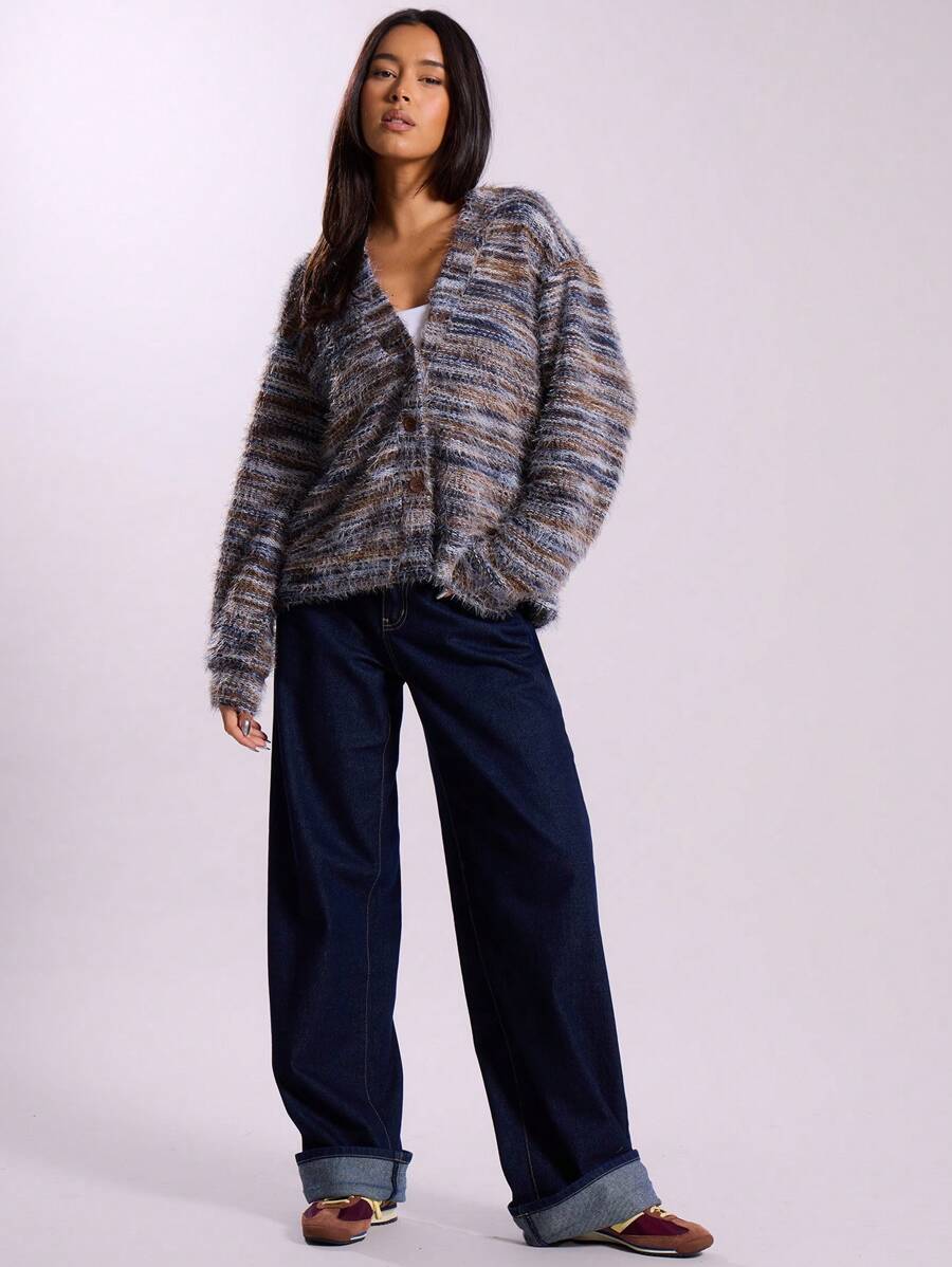 Luna™ | Oversized Cardigan Med Tekstur