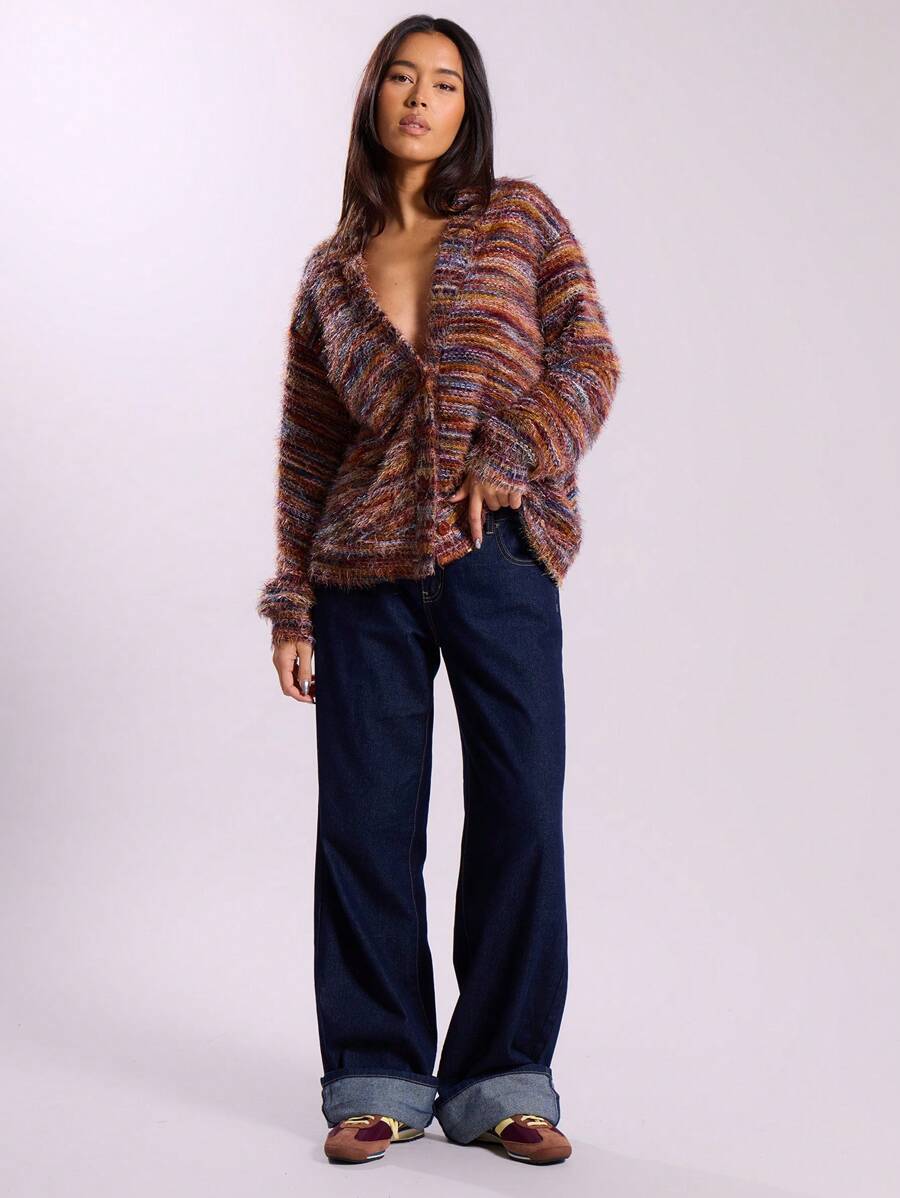 Luna™ | Oversized Cardigan Med Tekstur