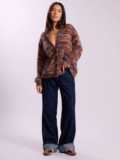 Luna™ | Oversized Cardigan Med Tekstur