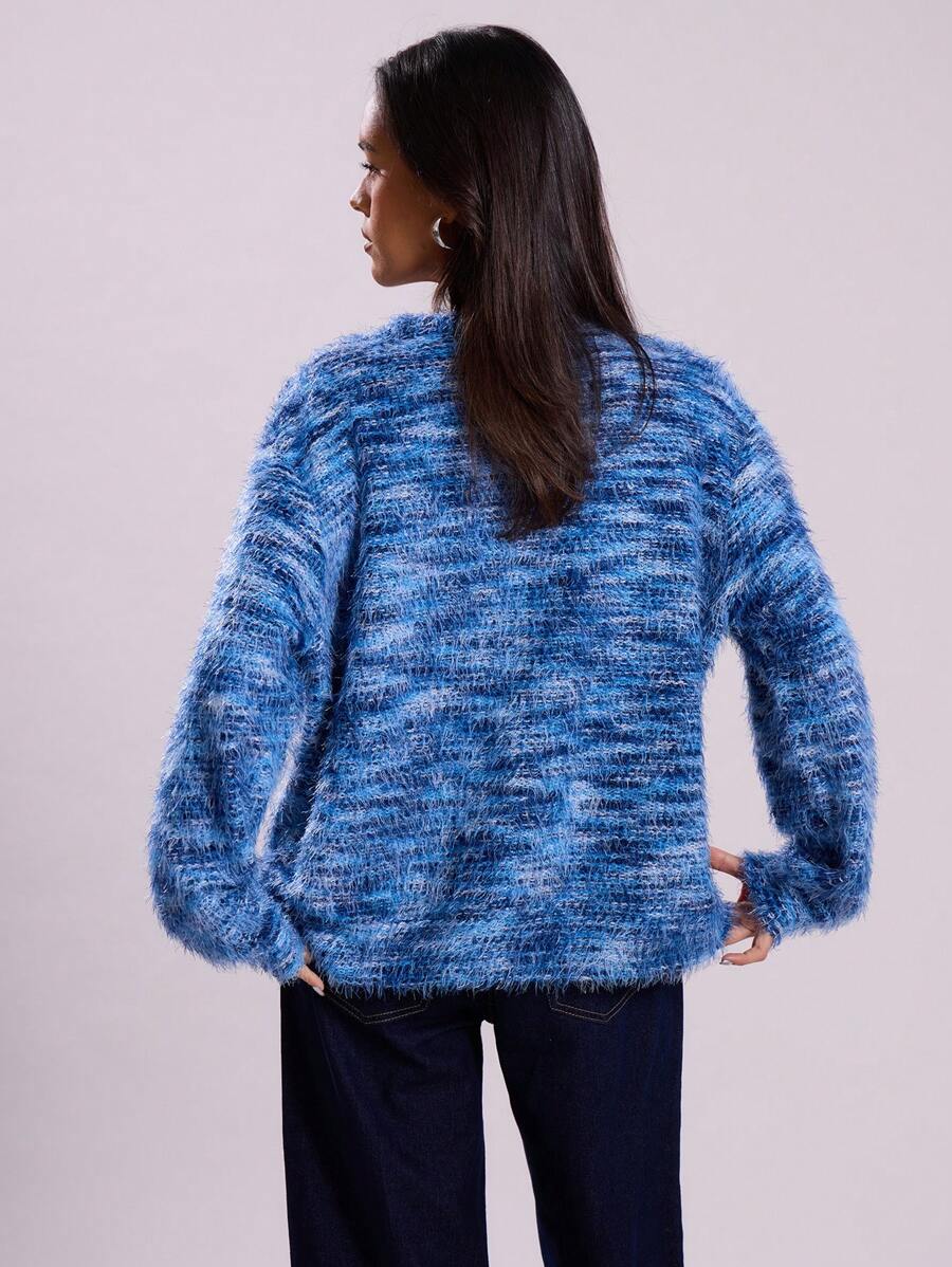 Luna™ | Oversized Cardigan Med Tekstur