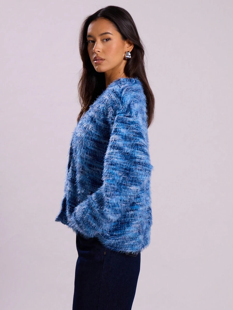 Luna™ | Oversized Cardigan Med Tekstur