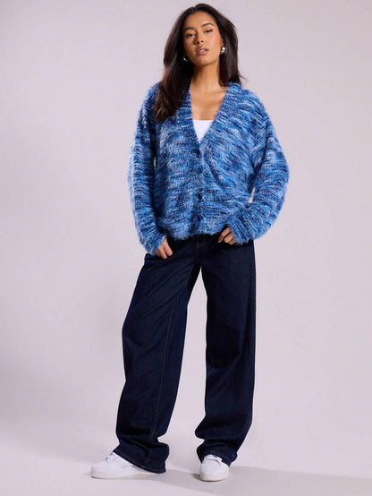 Luna™ | Oversized Cardigan Med Tekstur