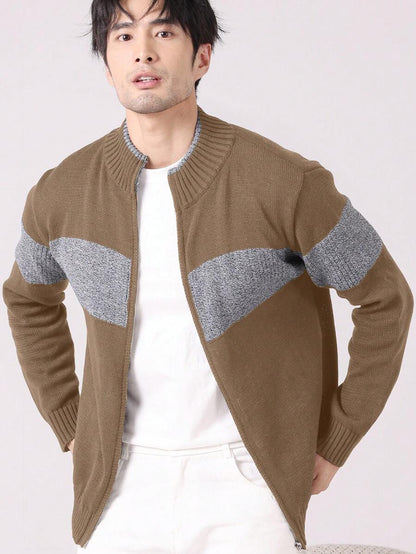 Jan™ | Strikket Herretrøje Med Lynlås