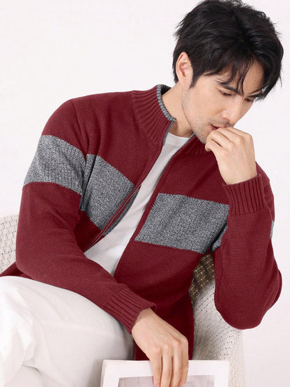 Jan™ | Strikket Herretrøje Med Lynlås