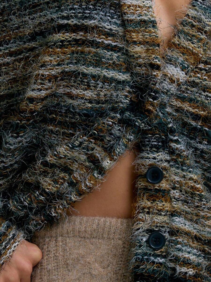 Luna™ | Oversized Cardigan Med Tekstur