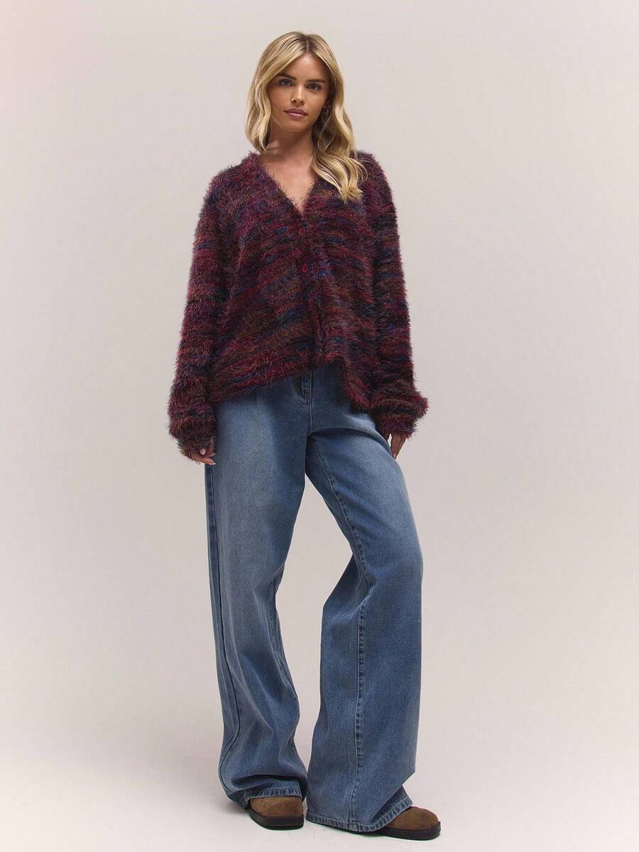 Luna™ | Oversized Cardigan Med Tekstur