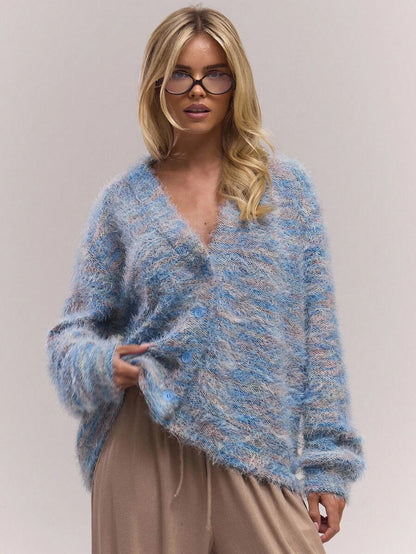 Luna™ | Oversized Cardigan Med Tekstur