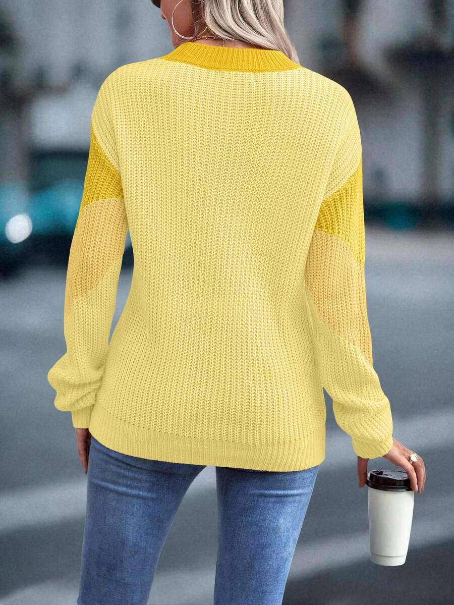 Lina™ | Striktrøje Med Chevron-Mønster