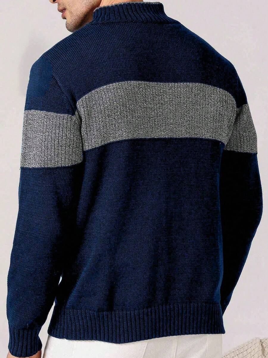 Jan™ | Strikket Herretrøje Med Lynlås