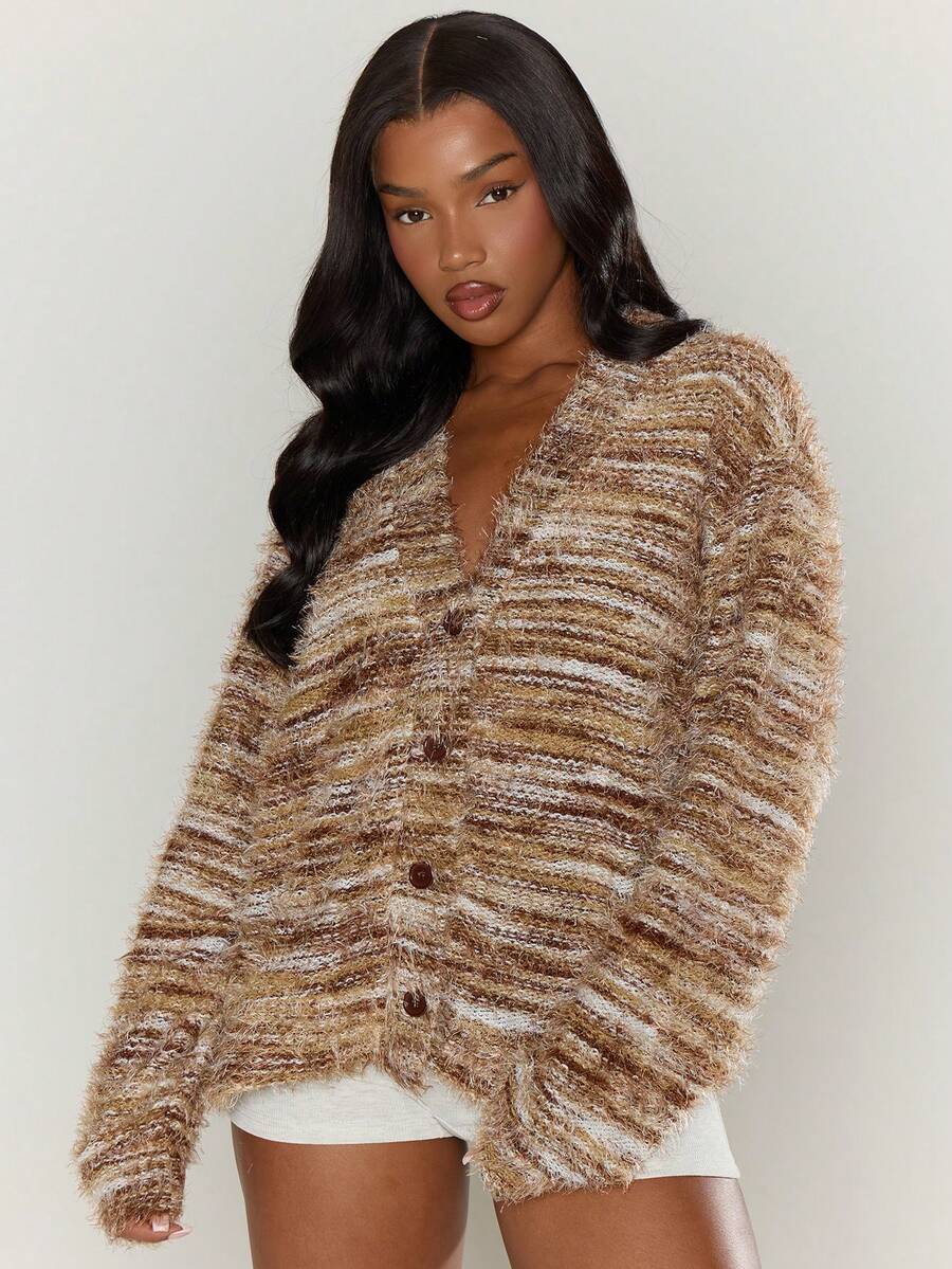 Luna™ | Oversized Cardigan Med Tekstur