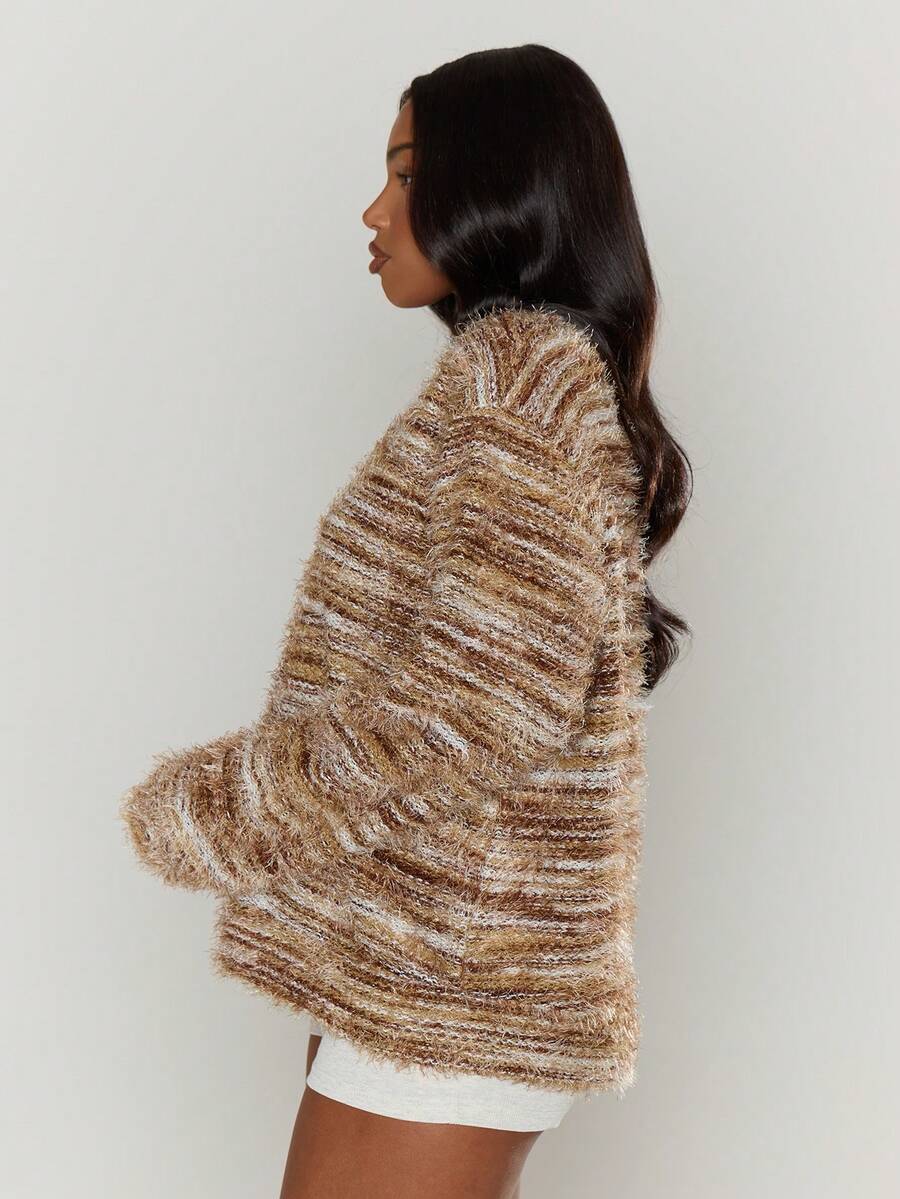 Luna™ | Oversized Cardigan Med Tekstur