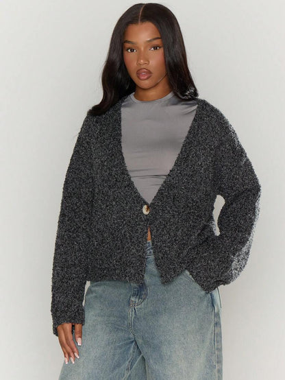 Luna™ | Oversized Cardigan Med Tekstur