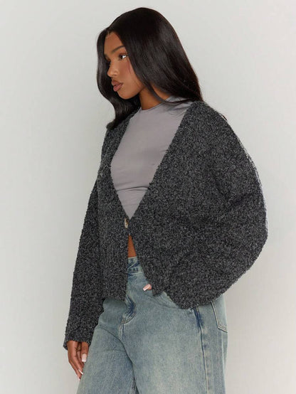Luna™ | Oversized Cardigan Med Tekstur