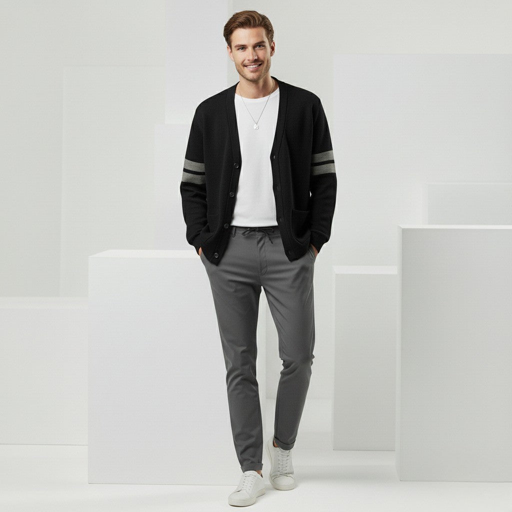 Seba™ | Stribet Cardigan