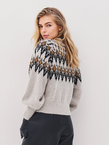 Alena™ | Behagelig Mønstertrøje