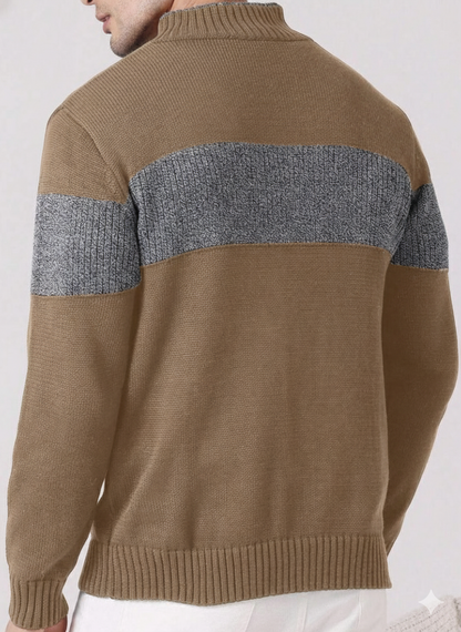 Jan™ | Strikket Herretrøje Med Lynlås