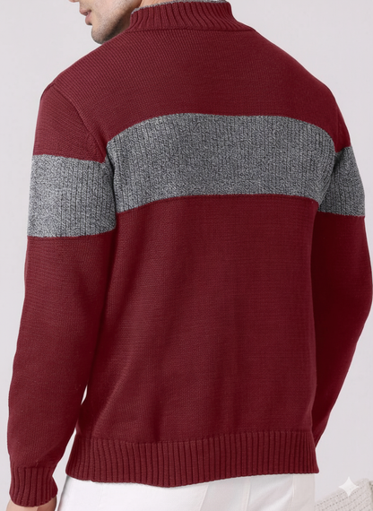 Jan™ | Strikket Herretrøje Med Lynlås