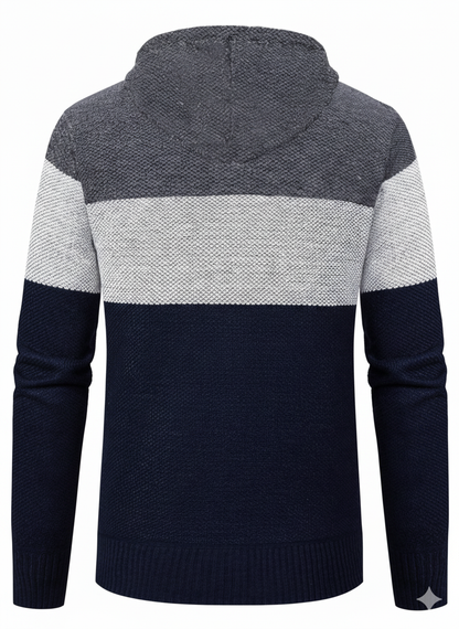 Lars™ | Herrecardigan Med Hætte Og Termofor