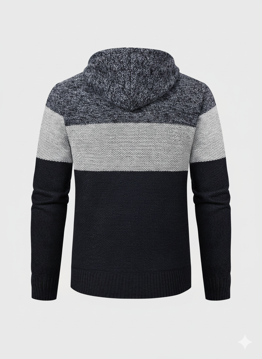 Lars™ | Herrecardigan Med Hætte Og Termofor