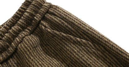 Corduroy™ | Loungebukser Med Ribstrikket Talje