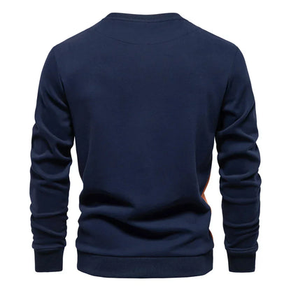 Noah™ | Sporty Sweatshirt Med Farvepaneler