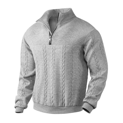 Henry™ | Premium Sweatshirt Med Kvart Lynlås