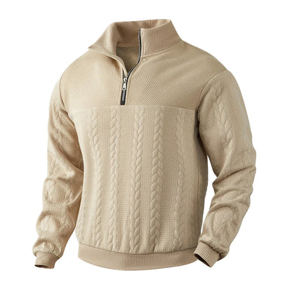 Henry™ | Premium Sweatshirt Med Kvart Lynlås