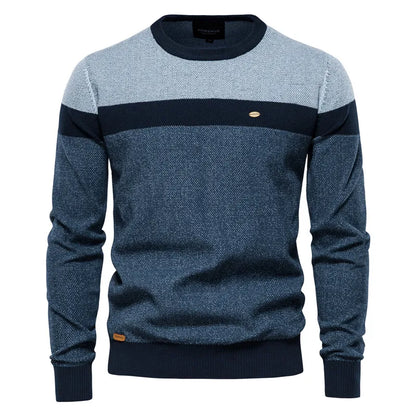 Etienne™ | Moderne Rundhalset Striktrøje