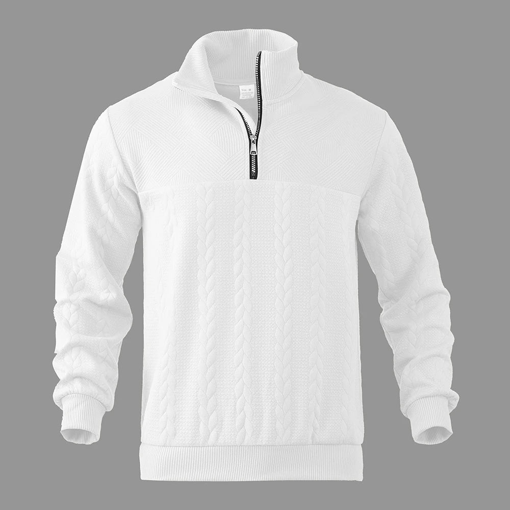 Henry™ | Premium Sweatshirt Med Kvart Lynlås