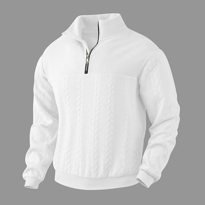 Henry™ | Premium Sweatshirt Med Kvart Lynlås