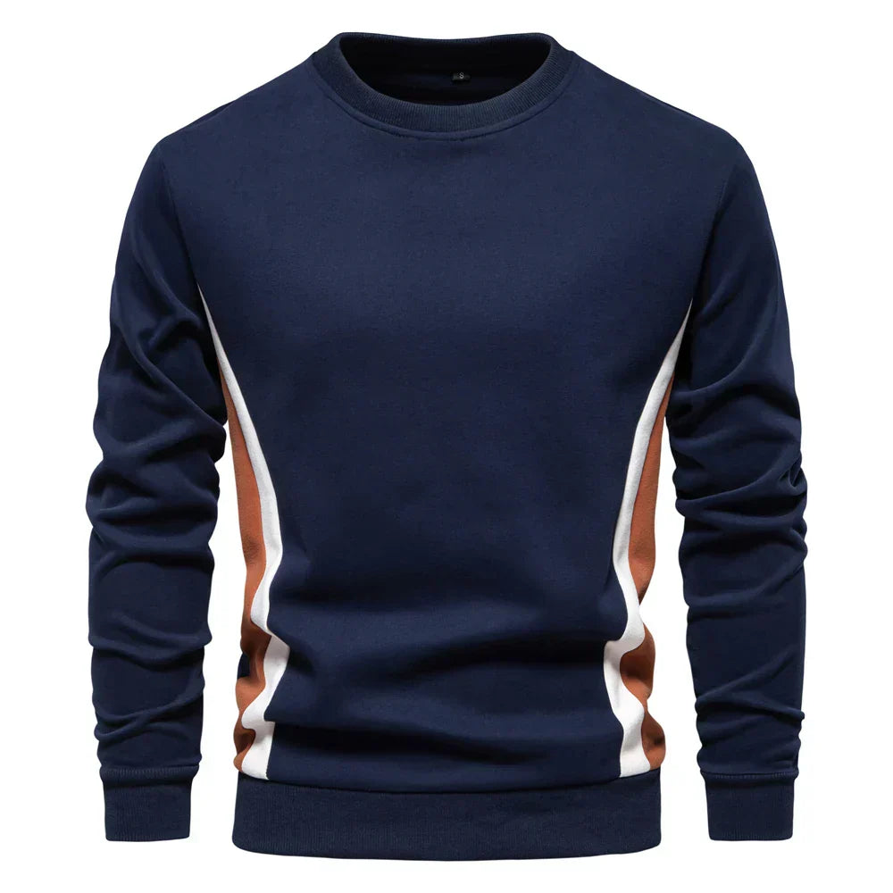 Noah™ | Sporty Sweatshirt Med Farvepaneler