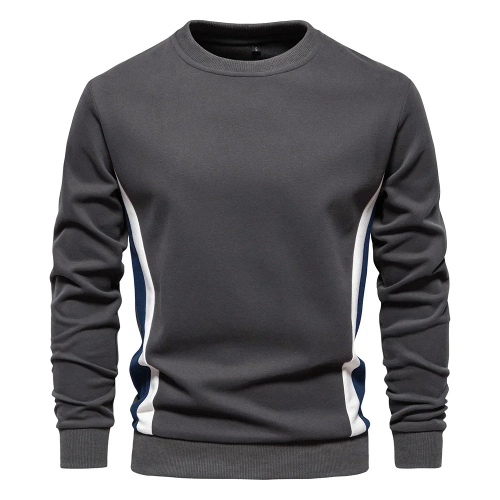 Noah™ | Sporty Sweatshirt Med Farvepaneler
